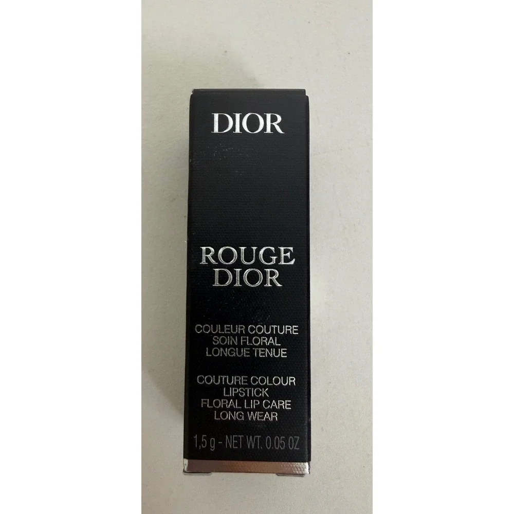 Dior Rouge Lipstick 100 Nude Look Velvet Matte Nude Mini Travel 1.5g New
